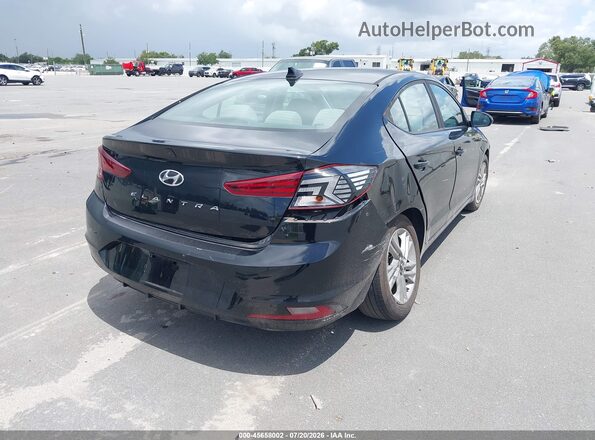 KMHD84LFXKU831658 2019 HYUNDAI ELANTRA Black Tył prawy
