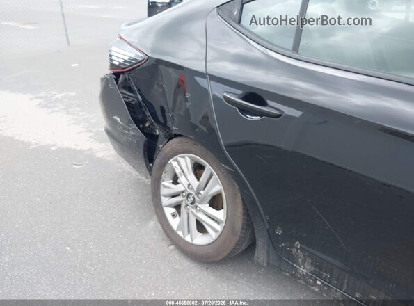 KMHD84LFXKU831658 2019 HYUNDAI ELANTRA Black Widok z przodu