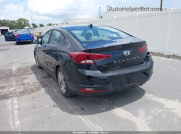 KMHD84LFXKU831658 2019 HYUNDAI ELANTRA Black Tył lewy