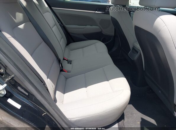 KMHD84LFXKU831658 2019 HYUNDAI ELANTRA Black Widok naklejki z numerem VIN