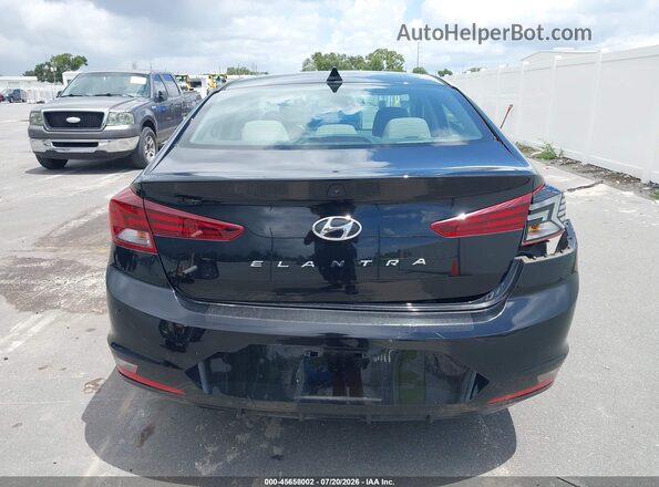 KMHD84LFXKU831658 2019 HYUNDAI ELANTRA Black 