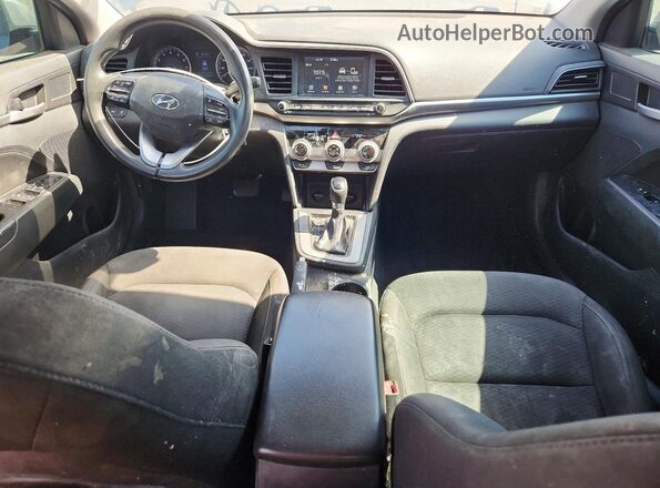 KMHD84LFXKU836293 2019 HYUNDAI ELANTRA Gray Dashboard view