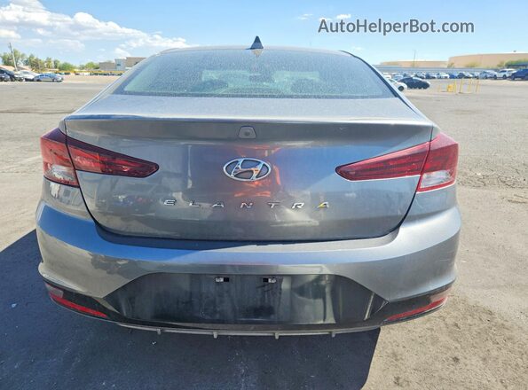 KMHD84LFXKU836293 2019 HYUNDAI ELANTRA Gray Rear view
