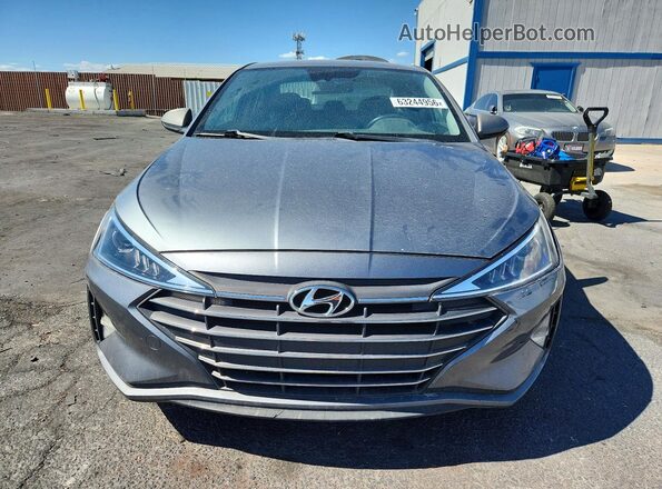 KMHD84LFXKU836293 2019 HYUNDAI ELANTRA Gray Front view