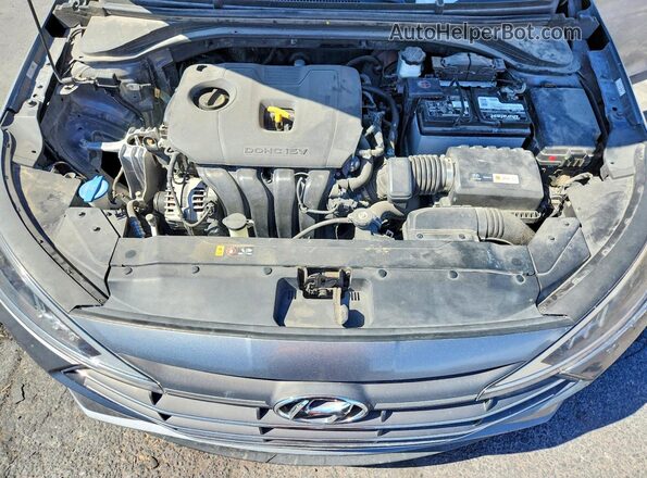 KMHD84LFXKU836293 2019 HYUNDAI ELANTRA Gray Rear interior view