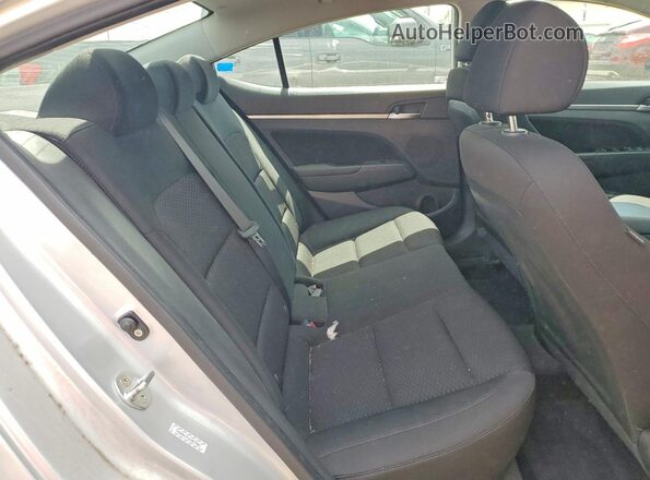 KMHD84LFXKU874901 2019 HYUNDAI ELANTRA Серебряный Вид задних сидений