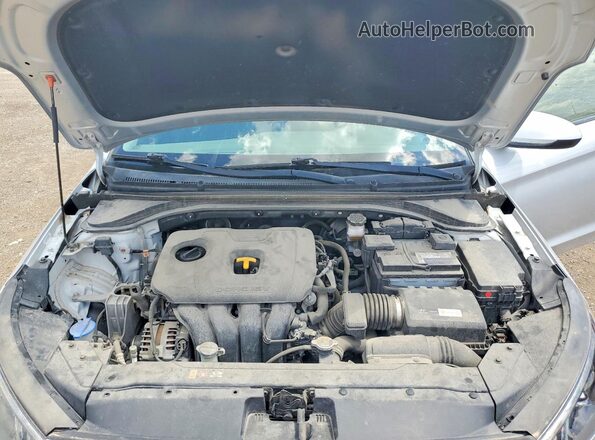 KMHD84LFXKU874901 2019 HYUNDAI ELANTRA Серебряный Вид задней части салона