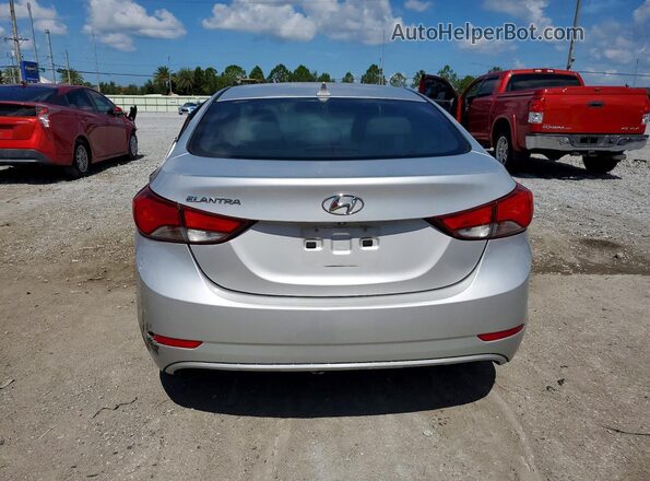 KMHDH4AE0GU501674 2016 HYUNDAI ELANTRA Silver Vista trasera
