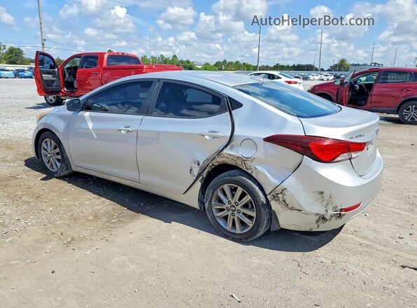 KMHDH4AE0GU501674 2016 HYUNDAI ELANTRA Silver Trasero izquierdo