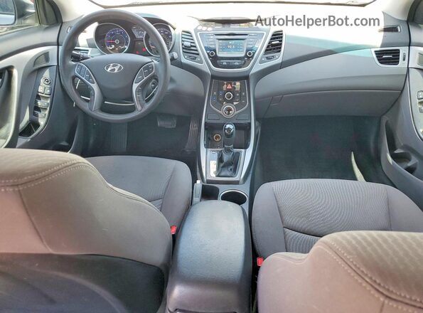 KMHDH4AE0GU501674 2016 HYUNDAI ELANTRA Silver Vista del salpicadero