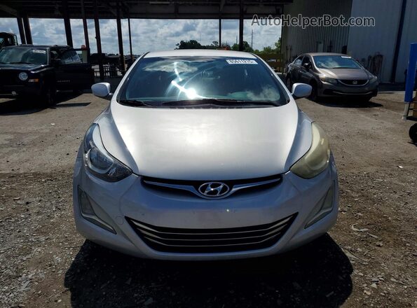 KMHDH4AE0GU501674 2016 HYUNDAI ELANTRA Silver Vista frontal