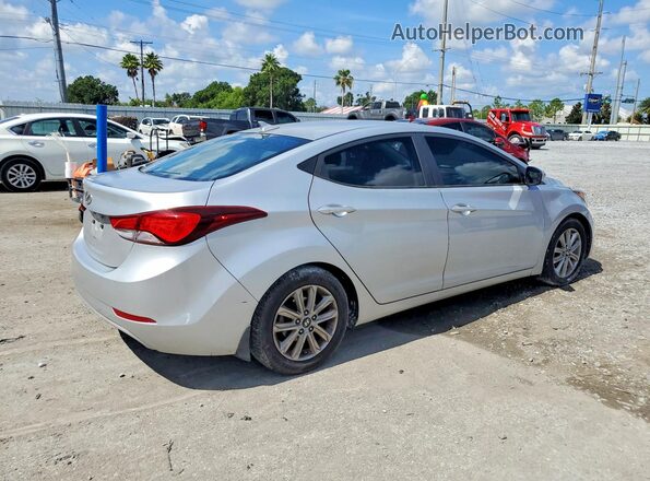 KMHDH4AE0GU501674 2016 HYUNDAI ELANTRA Silver Trasero derecho