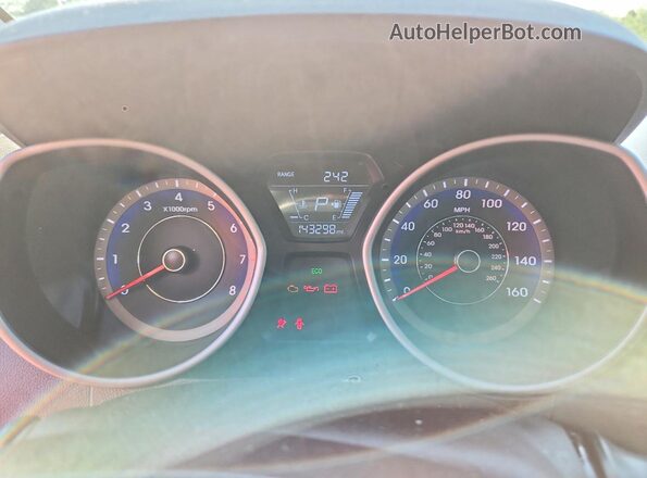 KMHDH4AE0GU586371 2016 HYUNDAI ELANTRA Gray ხელსაწყოთა პანელის ხედი
