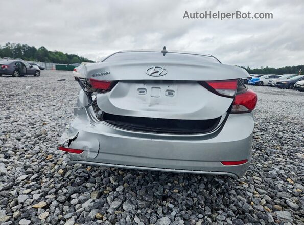 KMHDH4AE1GU483685 2016 HYUNDAI ELANTRA Silver Rear view