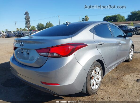 KMHDH4AE1GU531508 2016 HYUNDAI ELANTRA Silver Rear right