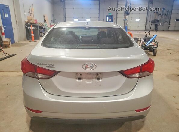 KMHDH4AE1GU569384 2016 HYUNDAI ELANTRA Silver უკანა ხედი