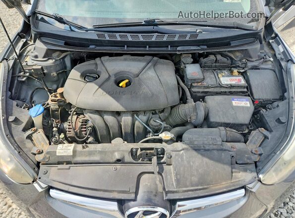 KMHDH4AE1GU624738 2016 HYUNDAI ELANTRA Gray Rear interior view
