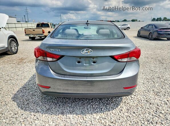 KMHDH4AE1GU624738 2016 HYUNDAI ELANTRA Gray Rear view
