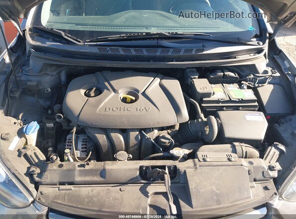KMHDH4AE1GU643418 2016 HYUNDAI ELANTRA Серый Вид сзади
