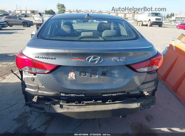 KMHDH4AE1GU643418 2016 HYUNDAI ELANTRA Серый Вид спереди