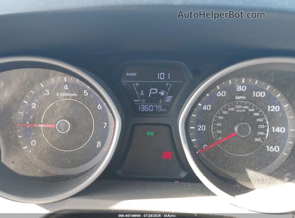 KMHDH4AE1GU643418 2016 HYUNDAI ELANTRA Серый Вид задних сидений