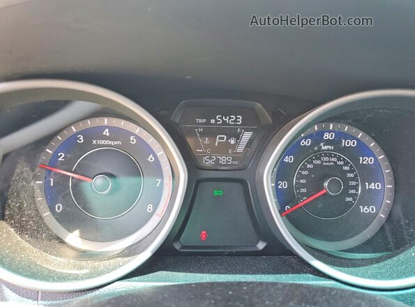 KMHDH4AE2GU545224 2016 HYUNDAI ELANTRA Silver Widok zestawu wskaźników