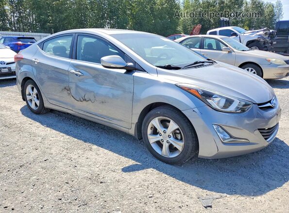 KMHDH4AE2GU545224 2016 HYUNDAI ELANTRA Silver Przód prawy