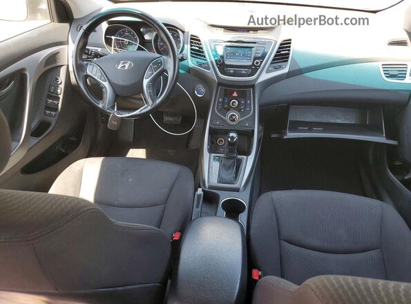 KMHDH4AE2GU545224 2016 HYUNDAI ELANTRA Silver Widok deski rozdzielczej