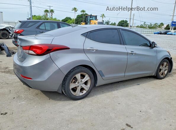 KMHDH4AE2GU557311 2016 HYUNDAI ELANTRA Gray Задня права чверть