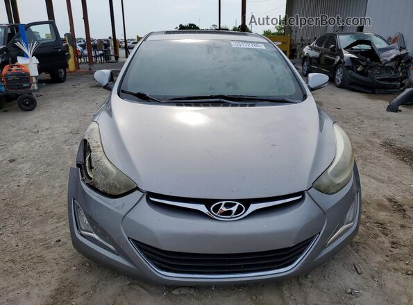 KMHDH4AE2GU557311 2016 HYUNDAI ELANTRA Gray Вид спереду