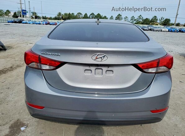 KMHDH4AE2GU557311 2016 HYUNDAI ELANTRA Gray Вид ззаду