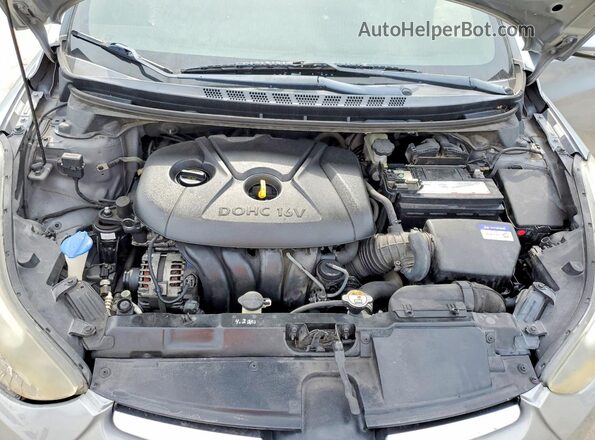 KMHDH4AE2GU557311 2016 HYUNDAI ELANTRA Gray Вид задньої частини салону