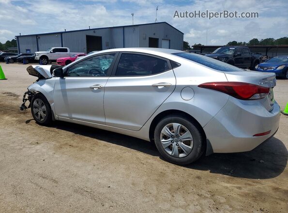 KMHDH4AE2GU581771 2016 HYUNDAI ELANTRA Silver Rear left