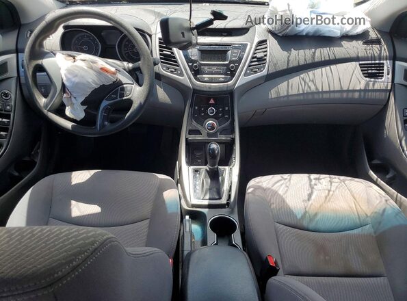 KMHDH4AE2GU581771 2016 HYUNDAI ELANTRA Silver Dashboard view