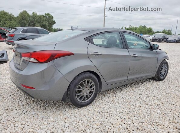 KMHDH4AE2GU582760 2016 HYUNDAI ELANTRA Gray Rear right
