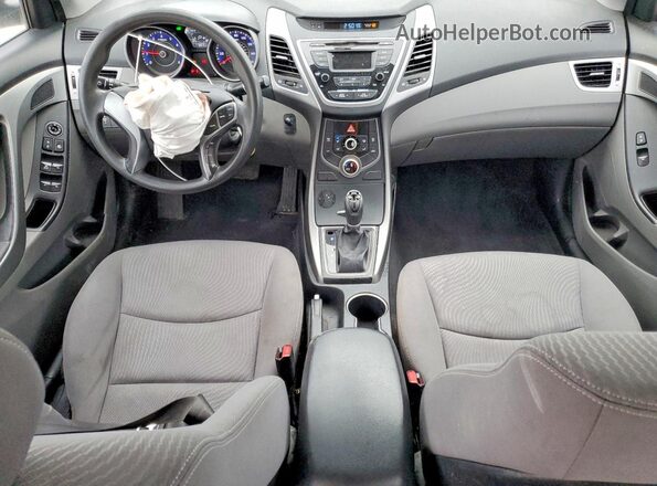 KMHDH4AE2GU582760 2016 HYUNDAI ELANTRA Gray Dashboard view