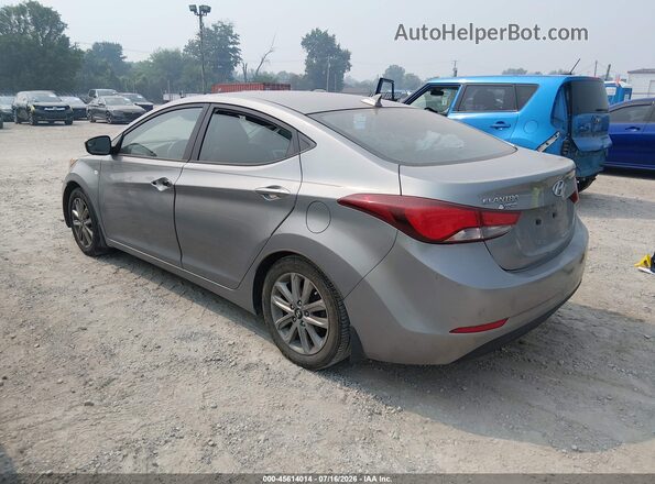 KMHDH4AE3GU477810 2016 HYUNDAI ELANTRA Серый Задняя левая четверть