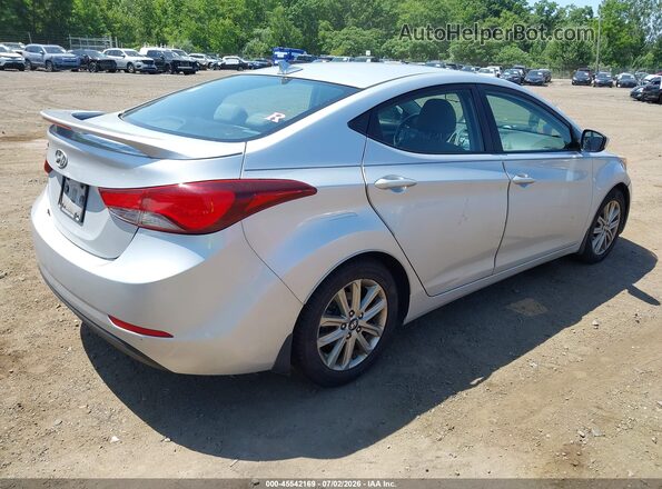 KMHDH4AE3GU519067 2016 HYUNDAI ELANTRA Silver Trasero derecho
