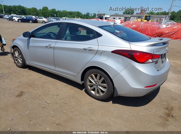 KMHDH4AE3GU519067 2016 HYUNDAI ELANTRA Silver Trasero izquierdo