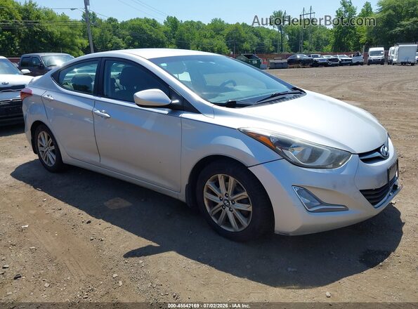 KMHDH4AE3GU519067 2016 HYUNDAI ELANTRA Silver 