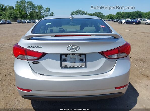 KMHDH4AE3GU519067 2016 HYUNDAI ELANTRA Silver 