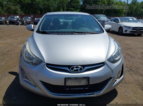 KMHDH4AE3GU519067 2016 HYUNDAI ELANTRA Silver Vista del cuadro de instrumentos