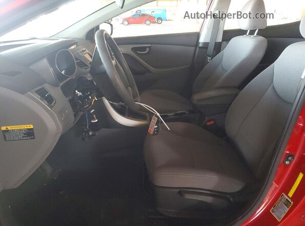 KMHDH4AE3GU519781 2016 HYUNDAI ELANTRA Red Սալոնի դիմացի տեսք