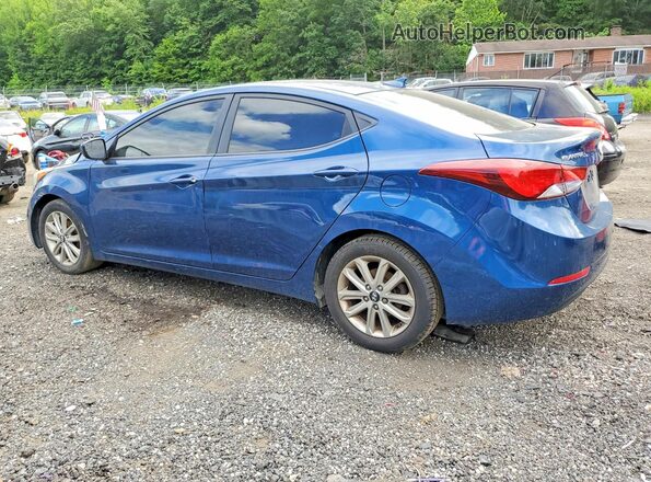 KMHDH4AE3GU522759 2016 HYUNDAI ELANTRA Blue Tył lewy