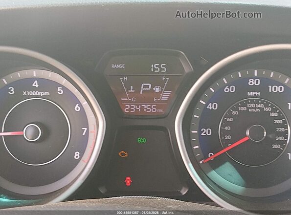 KMHDH4AE3GU541912 2016 HYUNDAI ELANTRA Серебряный Вид задних сидений