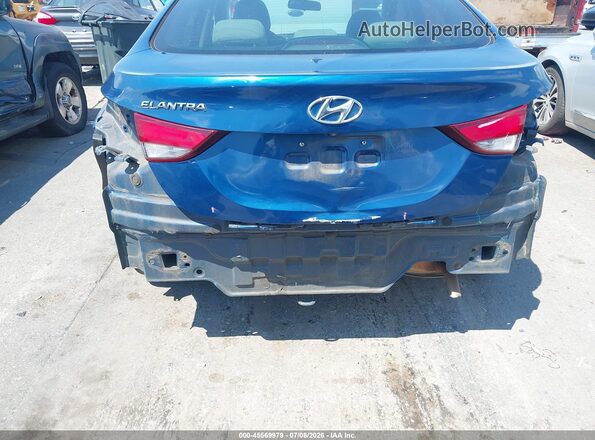 KMHDH4AE3GU567507 2016 HYUNDAI ELANTRA Blue Vista frontal