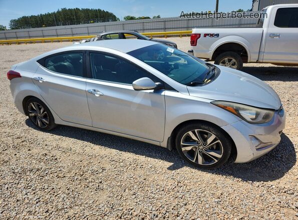 KMHDH4AE3GU595517 2016 HYUNDAI ELANTRA Silver Przód prawy