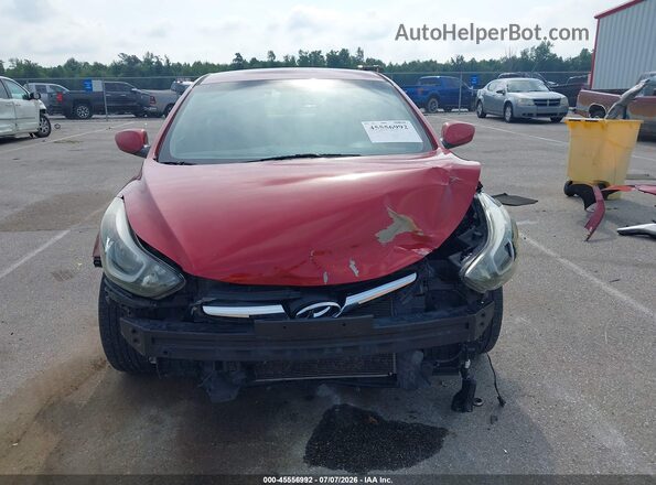 KMHDH4AE3GU623381 2016 HYUNDAI ELANTRA Red Widok wnętrza z tyłu