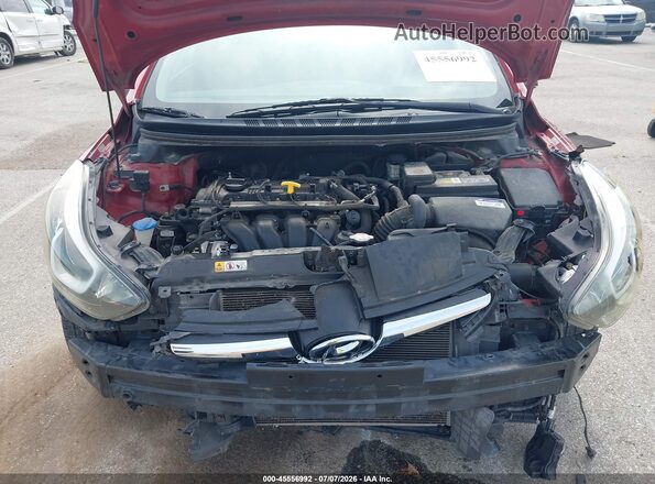 KMHDH4AE3GU623381 2016 HYUNDAI ELANTRA Red Widok z tyłu