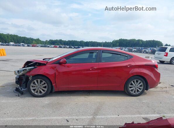 KMHDH4AE3GU623381 2016 HYUNDAI ELANTRA Red 